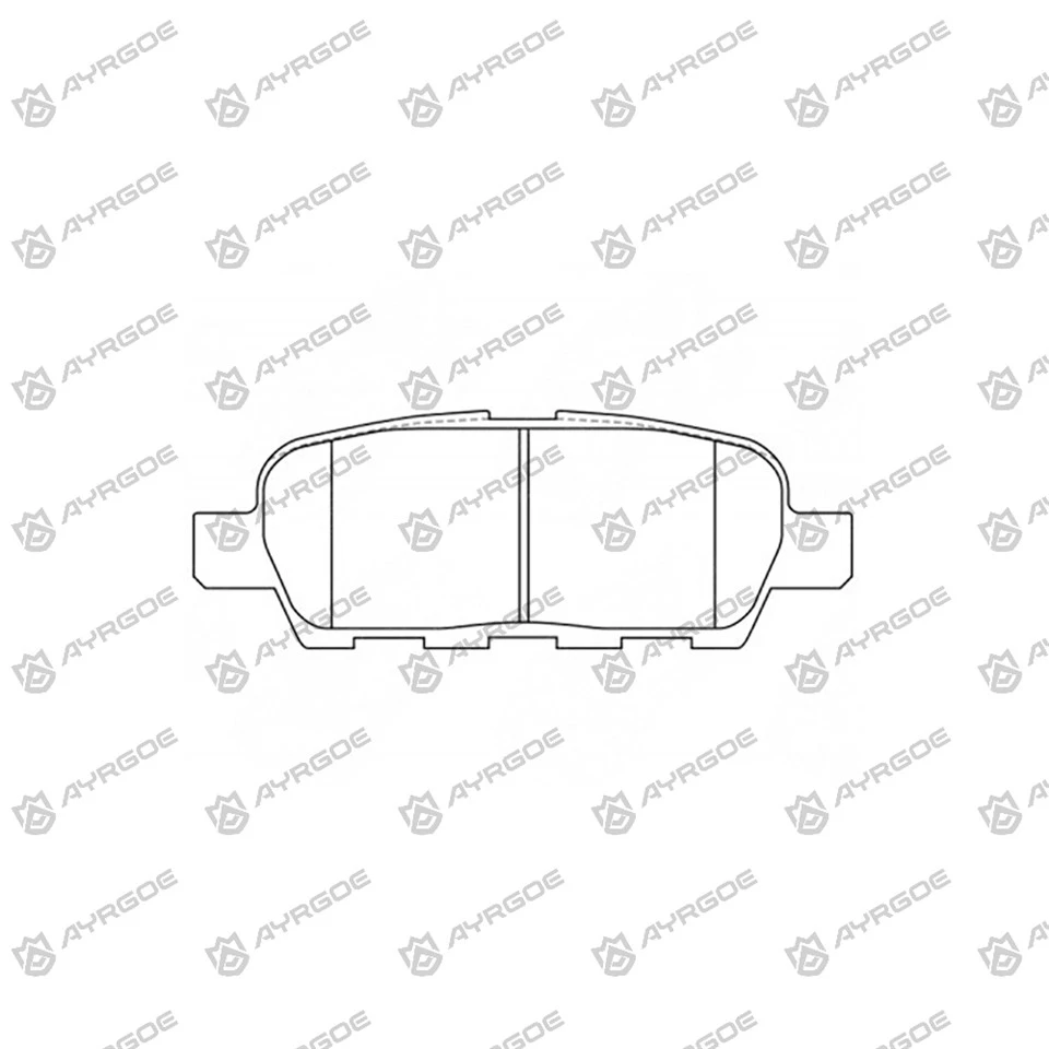 D1244MH тормозные колодки для Nissan