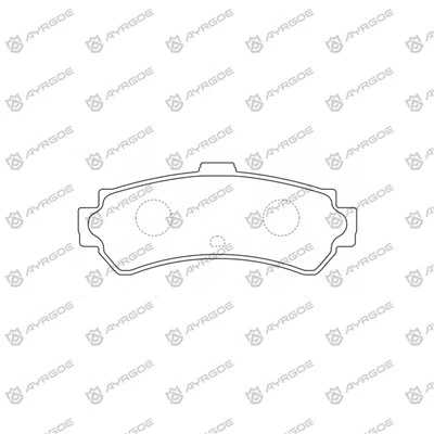 D1205 тормозные колодки для VW Polo 9a1