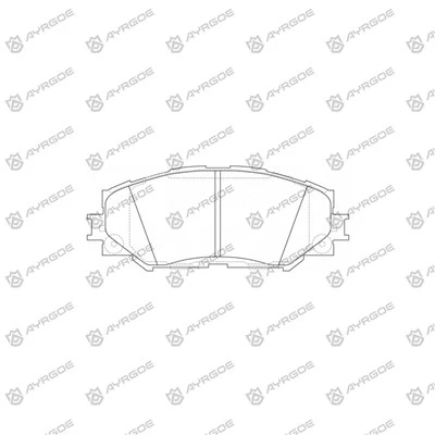 D2274H тормозные колодки для Toyota