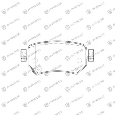 D3172MH тормозные колодки для Mazda 6 GJ2